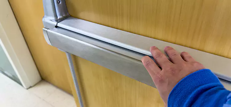 Installing a Push Bar on a Door East Los Angeles